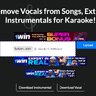 AI vocal remover