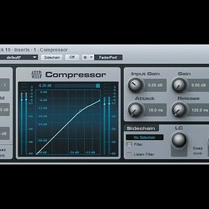 PreSonus Studio One 3. Плагины динамической обработки. Compressor, Expander, Gate, Limiter