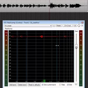 Обработка вокала - частотный диапазон