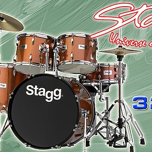 Обзор ударной установки STAGG TIM322B