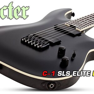 Обзор электрогитары SCHECTER C-1 SLS ELITE EVIL TWIN