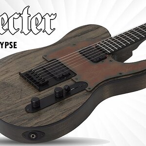 Обзор электрогитары SCHECTER PT APOCALYPSE RUSTY GREY