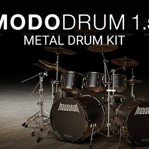 MODO DRUM 1.5 Металлическая ударная установка - реалистичные, естественные и настраиваемые барабанные партии