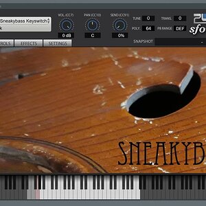 Пошаговое руководство по библиотеке сэмплов пиццикато Sneakybass для контрабаса