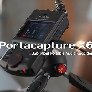 TASCAM Portacapture X6 - портативный рекордер с плавающей запятой 32 бита