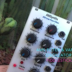 Клон фильтра AMSynths JP8 и различные генераторы ~ Fiddlestickz