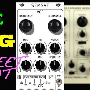 SEMSVF Eurorack Tribute Adaptation Oberheim SEM Filter [Demo 1]