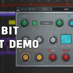 miniBit Update v1.5 - 8-bit/Chiptune Demo (VST, AU, AAX)