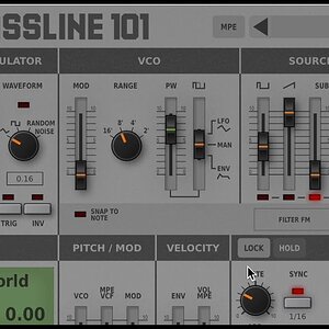 TAL BassLine 101   - Новые функции