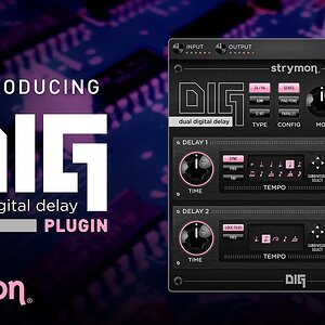 Представляем DIG Dual Digital Delay Plugin от Strymon