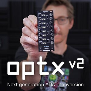 Boredbrain Optx v2 brief introduction (ADAT converter for eurorack)